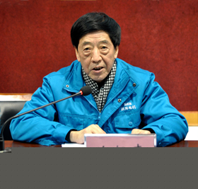 皖南电机董事长陈根喜作重要讲话